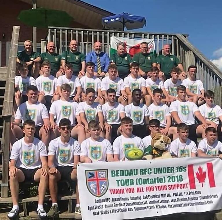 Beddau U16s Ontario 2018